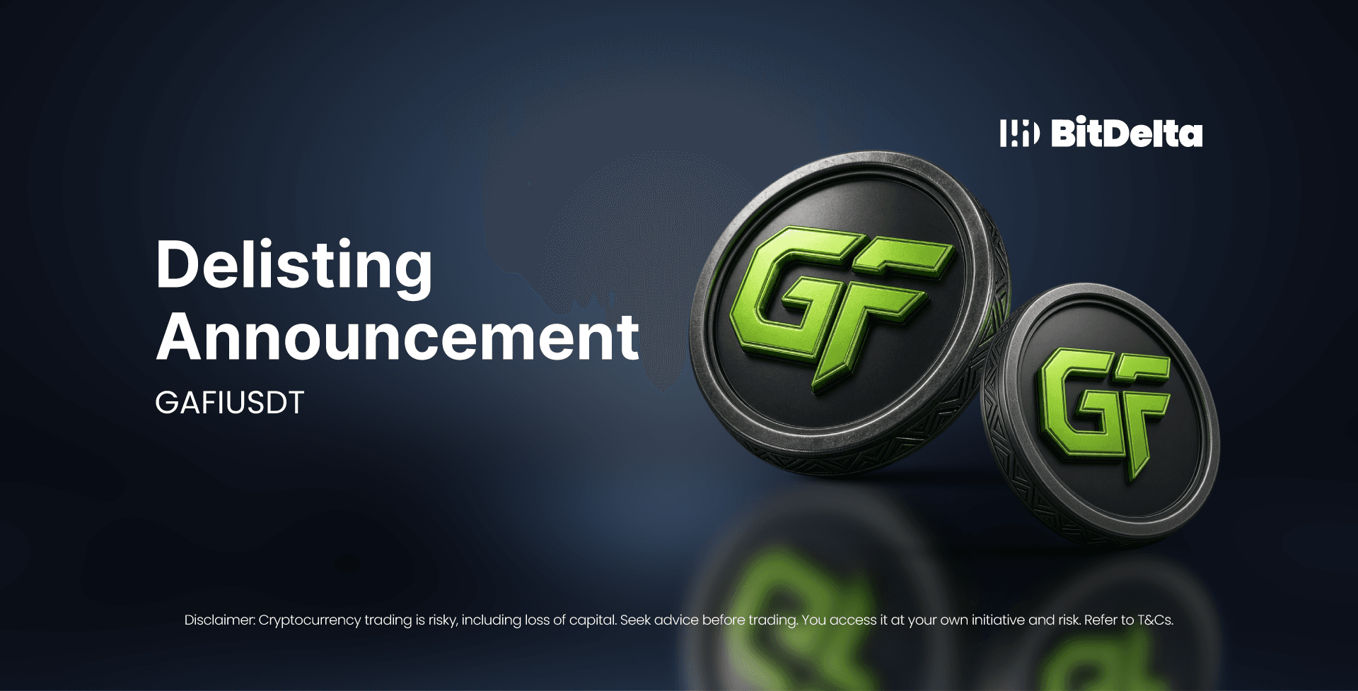 GAFIUSDT Delisting